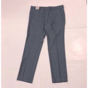 Kenneth Cole 36x32 slim fit blue Check pants Brand new With Tags Excellent